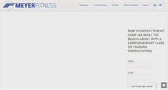 Desktop Screenshot of meyer-fitness.com